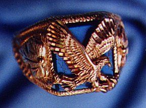 Black Hills Gold Eagle Ring